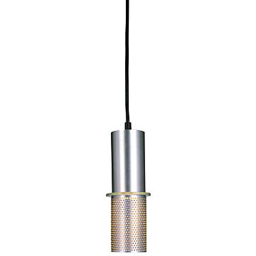 George Kovacs Larry Mini Pendant Light in Satin Aluminum