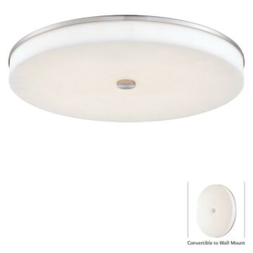 U.H.O. LED Wall Sconce Flush Mount in Brushed Nickel by George Kovacs