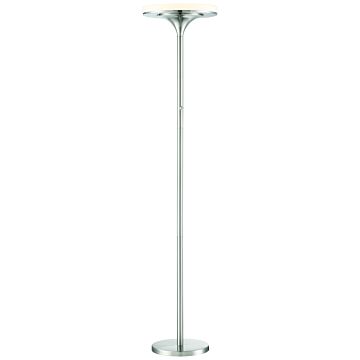 U.H.O. LED Torchiere in Brushed Nickel by George Kovacs