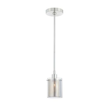 Grid One Light Mini Pendant in Chrome by George Kovacs