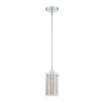 Grid One Light Mini Pendant in Chrome by George Kovacs
