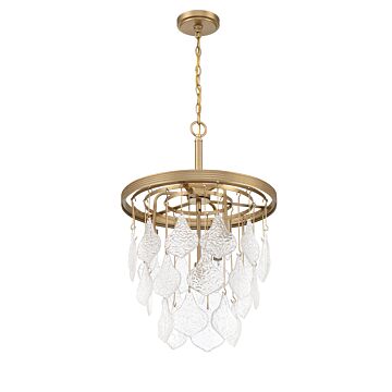 Vesi Four Light Pendant in Satin Brass by Craftmade