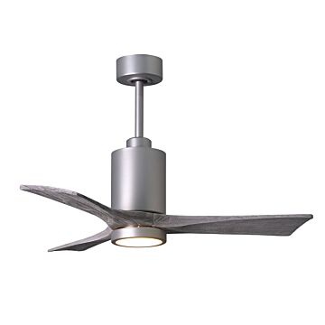 Patricia 1-Light 42" Ceiling Fan in Brushed Nickel