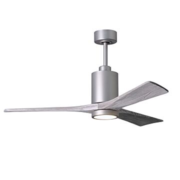 Patricia 1-Light 52" Ceiling Fan in Brushed Nickel