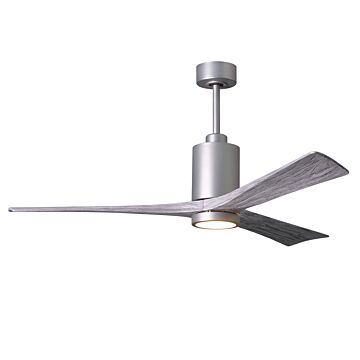 Patricia 1-Light 60" Ceiling Fan in Brushed Nickel