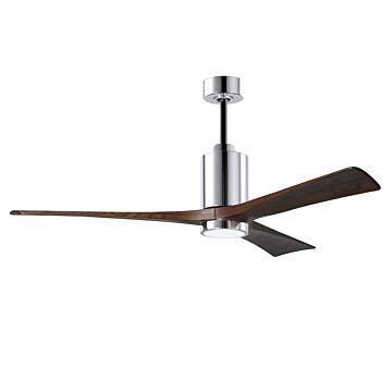 Patricia 1-Light 60" Ceiling Fan in Polished Chrome