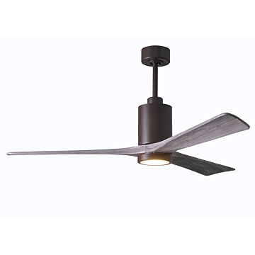 Patricia 1-Light 60" Ceiling Fan in Textured Bronze