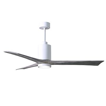 Patricia 1-Light 60" Ceiling Fan in Gloss White