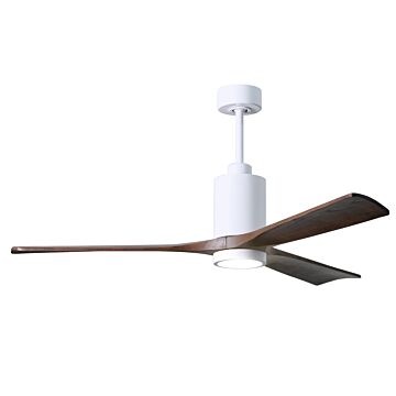 Patricia 1-Light 60" Ceiling Fan in Gloss White