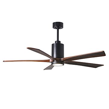 Patricia 1-Light 60" Ceiling Fan in Matte Black