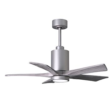 Patricia 1-Light 42" Ceiling Fan in Brushed Nickel