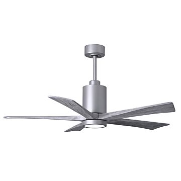 Patricia 1-Light 52" Ceiling Fan in Brushed Nickel