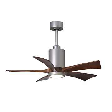 Patricia 1-Light 42" Ceiling Fan in Brushed Nickel