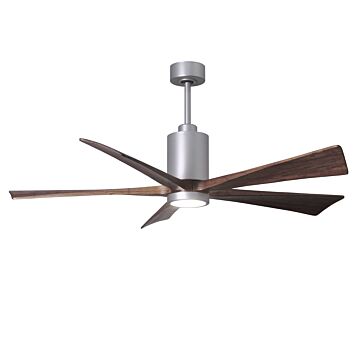 Patricia 1-Light 60" Ceiling Fan in Brushed Nickel