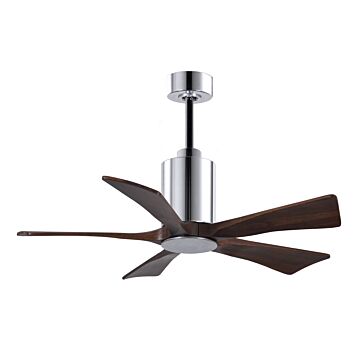 Patricia 1-Light 42" Ceiling Fan in Polished Chrome