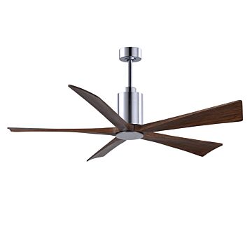 Patricia 1-Light 60" Ceiling Fan in Polished Chrome