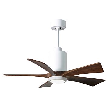 Patricia 1-Light 42" Ceiling Fan in Gloss White
