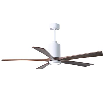 Patricia 1-Light 60" Ceiling Fan in Gloss White
