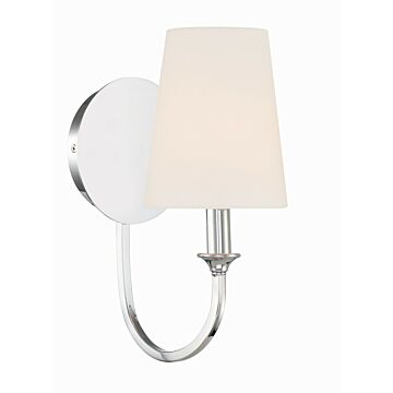 Payton One Light Wall Sconce in Polished Chrome by Crystorama