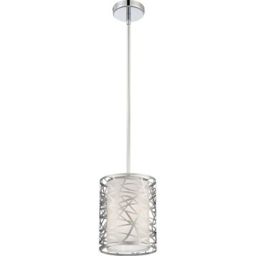 Quoizel Platinum Abode 8 Inch Mini Pendant in Polished Chrome