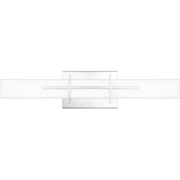 Gemini LED Bath Fixture in Polished Chrome by Quoizel