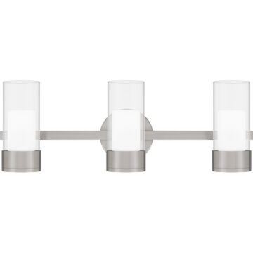 Logan LED Bathroom Vanity Light in Brushed Nickel