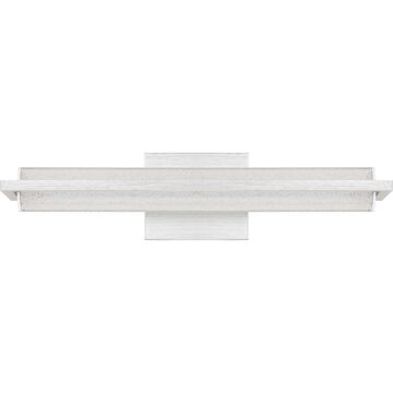 Quoizel Rosalie 20 Inch Bathroom Vanity Light in Brushed Aluminum
