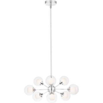 Quoizel Spellbound 9 Light 20 Inch Pendant Light in Polished Chrome