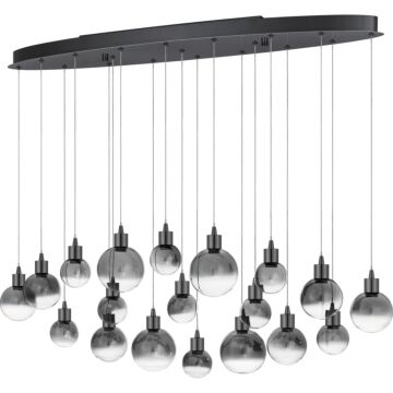 Quoizel Shadow 43 Inch Kitchen Island Light in Black Chrome