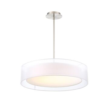  Metropolis Pendant Light in Brushed Nickel