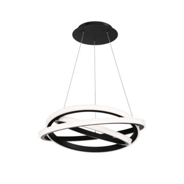  Veloce Contemporary Chandelier in Black