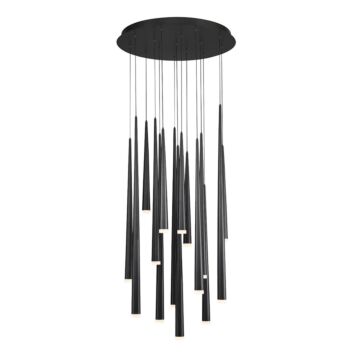  Cascade Chandelier in Black