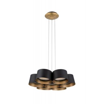 Marimba LED Chandelier in Gold Leaf Bronze by Modern Forms