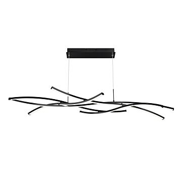 Divergence 5-Light LED Chandelier in Black