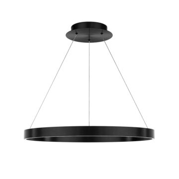 Sirius LED Pendant in Brushed Black by W.A.C. Lighting