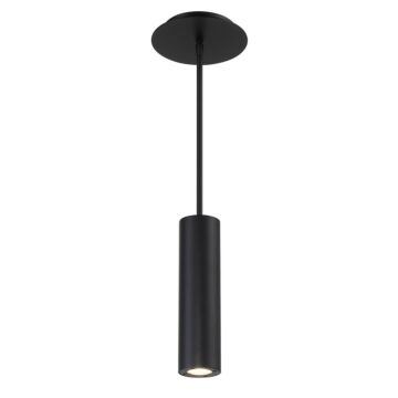 Caliber LED Pendant in Black by W.A.C. Lighting