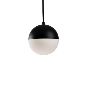 Monae LED Pendant in Black by Kuzco Lighting