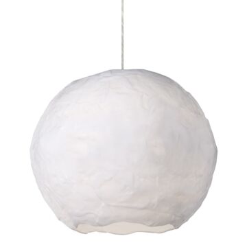 Artemis LED Pendant in White by Kuzco Lighting