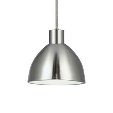 Chroma LED Pendant in Brushed Nickel by Kuzco Lighting