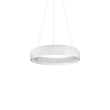 Halo LED Pendant in White by Kuzco Lighting