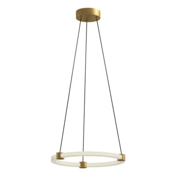 Bruni LED Pendant in Brushed Gold by Kuzco Lighting