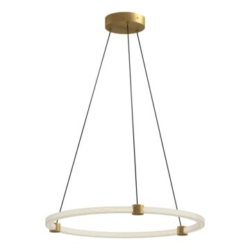 Bruni LED Pendant in Brushed Gold by Kuzco Lighting