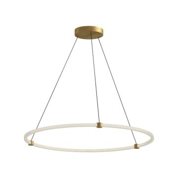 Bruni LED Pendant in Brushed Gold by Kuzco Lighting