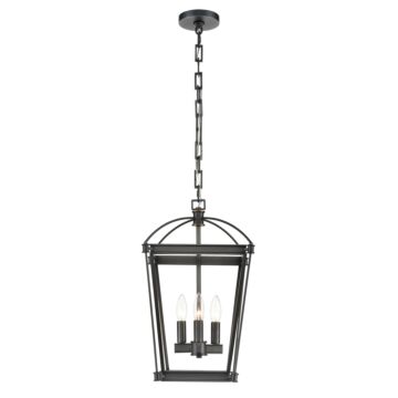 Manor Four Light Foyer Pendant in Urban Bronze by Alora