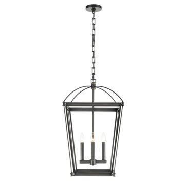 Alora Manor 4 Light Pendant Light in Urban Bronze
