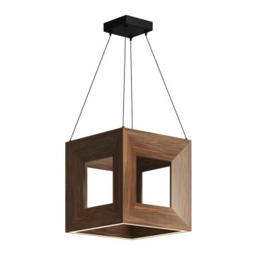 Morina LED Pendant in Walnut by Kuzco Lighting