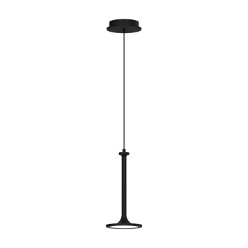 Issa LED Pendant in Matte Black by Alora