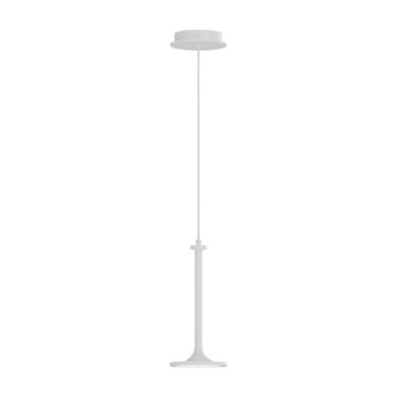 Issa LED Pendant in White by Alora