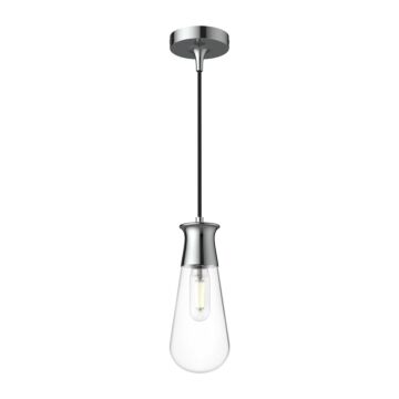 Marcel One Light Pendant in Chrome by Alora