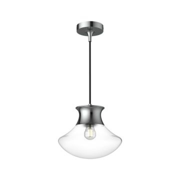 Marcel One Light Pendant in Chrome by Alora
